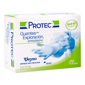 PROTEC GUANTES AMBIDIES MED ESTERIL1PZ